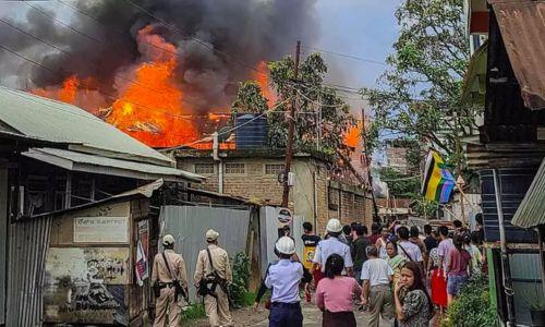 മണിപ്പൂരിൽ 7 ഗ്രാമങ്ങൾ ആക്രമിച്ച് കുക്കി വിഘടന വാദികൾ, നിരവധി വീടുകൾ തീയിട്ടു