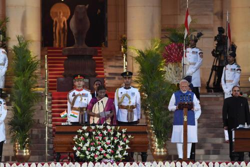 ന​രേ​ന്ദ്ര മോ​ദി സ​ത്യ​പ്ര​തി​ജ്ഞ ചൊ​ല്ലി; മൂ​ന്നാം എ​ൻ​ഡി​എ സ​ർ​ക്കാ​ർ അ​ധി​കാ​ര​മേ​റ്റു 