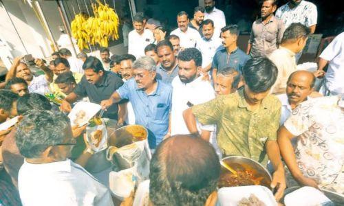 ചാഴികാടൻ്റെ പരാജയം പോത്തിറച്ചിയും പിടിയും വിളമ്പി ആഘോഷിച്ച് കേരളാ കോണ്‍ഗ്രസ് നേതാവ്